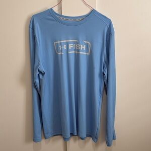 Under Armour Fish Long Sleeve Vented Sun Protection Sweat Wicking  Shoreman